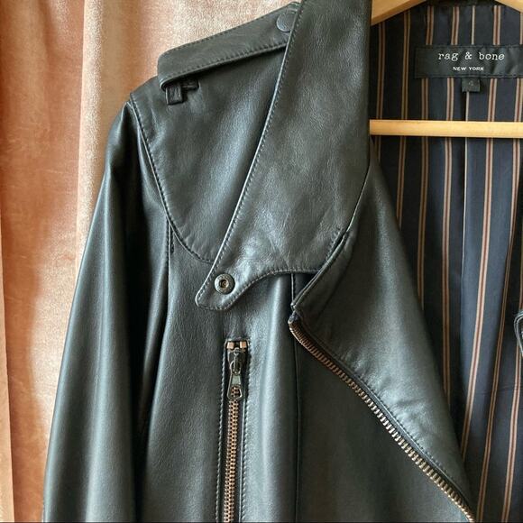 Rag and Bone Leather Jacket EUC - Picture 6 of 15